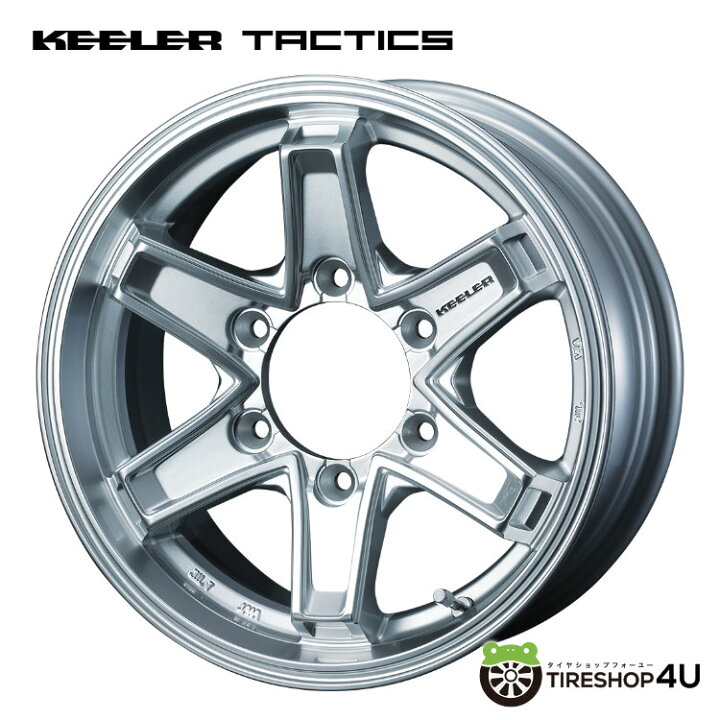 楽天市場】15インチ WEDS ADVENTURE KEELER TACTICS 15x6.0J 6/139.7 + 