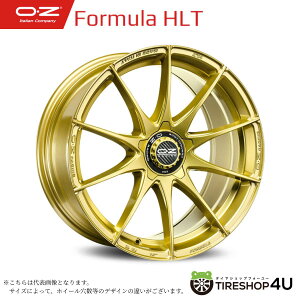 yő2000~OFFz18C` OZ Racing i-TECH FORMULA HLT 18x8.0J 5/100 +48 Race Goid I[[bg[VO tH[~HLT [XS[hViA~zC[1{i [4{wő]