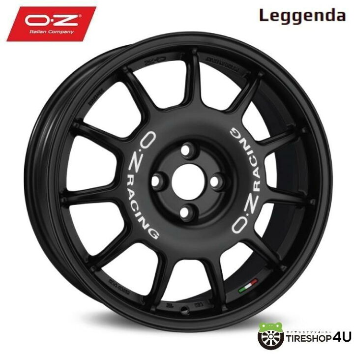 楽天市場】17インチ OZ Racing Sport LEGGENDA 17x7.0J 4/100 +30 Matt 