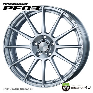 15C` ENKEI Performance Line PF03 15x6.0J 4/100 +45 Xp[NVo[GPC ptH[}XCViA~zC[1{i [4{wő]