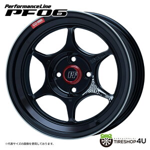 yőP20{z17C` ENKEI Performance Line PF06 17x7.5J 4/100 +38 HUBF75 }VjOubNGPC ptH[}XCFACE TYPEFF ViA~zC[1{i [4{wő]