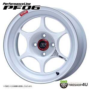 16C` ENKEI Performance Line PF06 16x6.5J 4/100 +45 HUBF67 }VjOzCgGPC ptH[}XCFACE TYPEFF ViA~zC[1{i [4{wő]