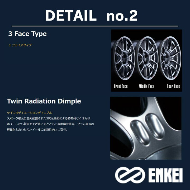楽天市場】18インチ ENKEI Racing GTC02 18x9.0J 5/114.3 +30 ハイパー 