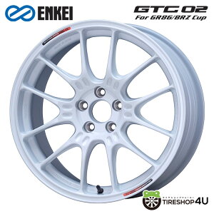 �y�ő�P6�{�z 17�C���` ENKEI Racing GTC02 For GR86/BRZ Cup 17x7.5J 5/100 +44 �z���C�g�G���P�C ���[�V���O FACE:��F��V�i�A���~�z�C�[��1�{���i [4�{�w���ő�������]