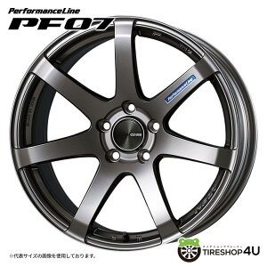 yő2,000~OFFz17C` ENKEI Performance Line PF07 17x7.5J 5/114.3 +45 Dark SilverGPC ptH[}XC PF07 _[NVo[ViA~zC[1{i [4{wő]