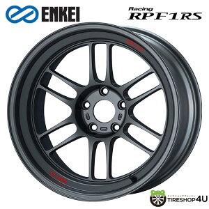 yőP10{z 18C` ENKEI Racing RPF1RS 18x9.5J 5/114.3 +12 Matte Dark GunmetallicGPC [VO RPF1RS }bg_[NK^bNViA~zC[1{i [4{wő]