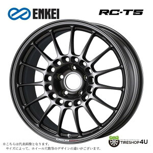 yő2,000~OFFz17C` ENKEI Sport RC-T5 17x8.5J 5/114.3 +30 Dark SilverGPC GPCX|[c RC-T5 _[NVo[ViA~zC[1{i [4{wő]