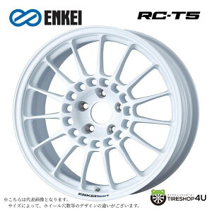 18C` ENKEI Sport RC-T5 18x8.5J 5/114.3 +38 WhiteGPC GPCX|[c RC-T5 zCgViA~zC[1{i [4{wő]