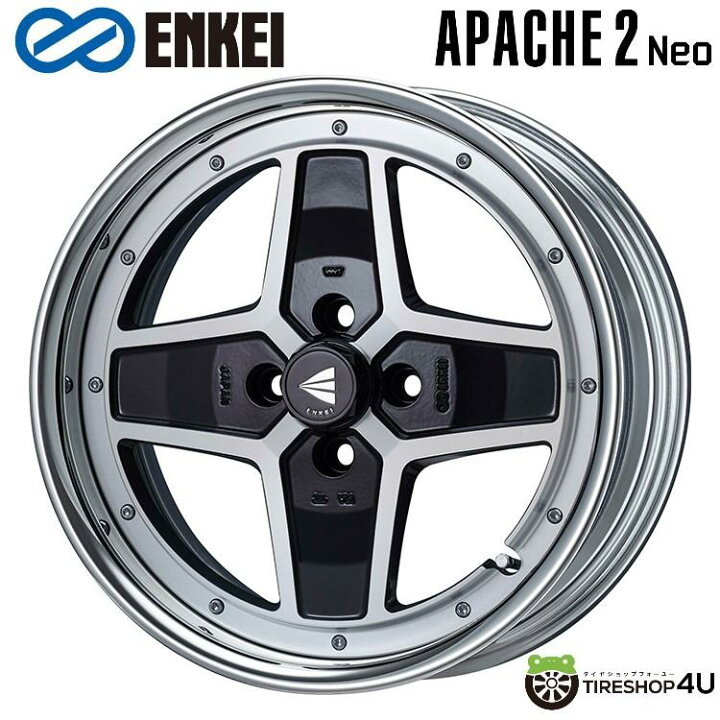 楽天市場】16インチ ENKEI NeoClassic APACHE216x6.5J 4/100 +33 