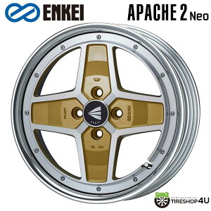 yő2,000~OFFz16C` ENKEI NeoClassic APACHE2 Neo 16x7.0J 4/100 +25 Machining GoldsLo-diskt GPC lINVbN Apb`2 lI }VjOS[hViA~zC[1{i [4{wő