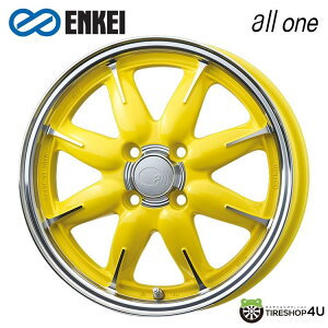 yőP25{z 14C` ENKEI all one 14x5.0J 4/100 +45 Machining Lemon Yellow GPC I[ }VjOCG[ViA~zC[1{i [4{wő]