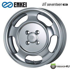 yőP25{z 15C` ENKEI all seventeen -DISH- 15x5.5J 4/100 +45 Machining Silver GPC I[ZueB[DISH }VjOVo[ViA~zC[1{i [4{wő]