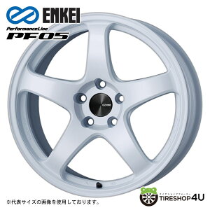 �y�ő�P15�{�z16�C���` ENKEI Performance Line PF05 16x5.5J 4/100 +45 WHT �z���C�g�G���P�C �p�t�H�[�}���X���C���V�i�A���~�z�C�[��1�{���i [4�{�w���ő�������]
