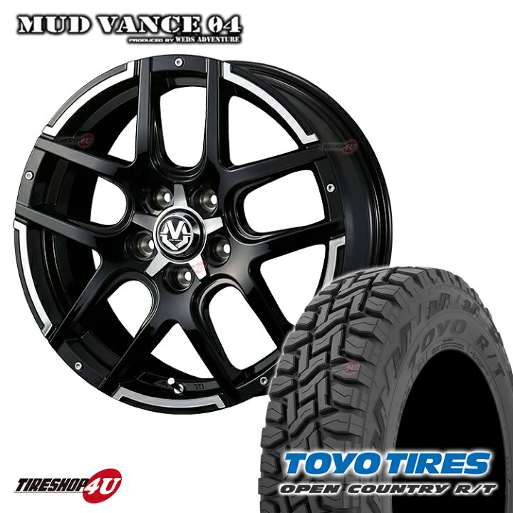 楽天市場】【取付対象】 MUD VANCE 04 17X7.0J 5/114.3 + 7J +45 