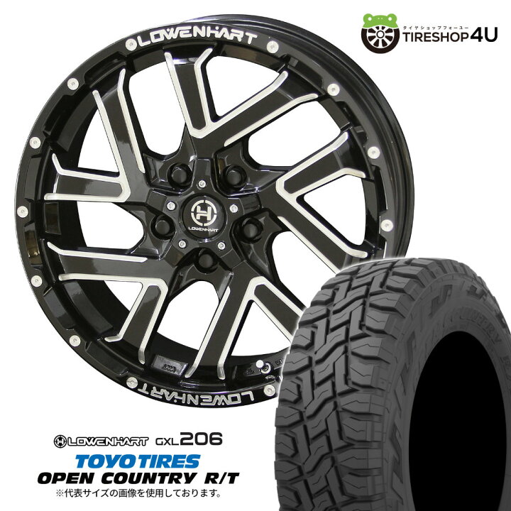 楽天市場】LOWENHART GXL206 16x7.0J 5/114.3 +38 BP TOYO OPEN 