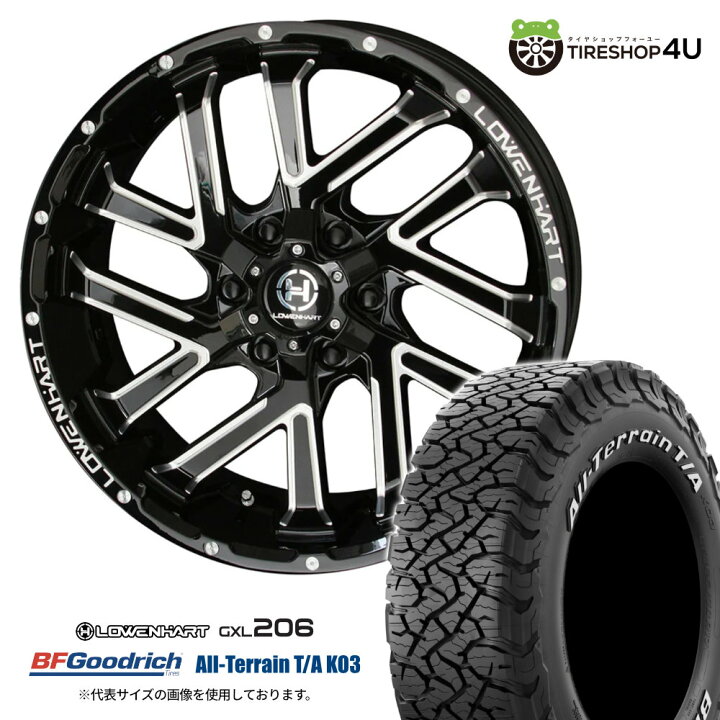 楽天市場】【取付対象】Lowenhart GXL206 16×6.5J 6/139.7 +38 GBM 