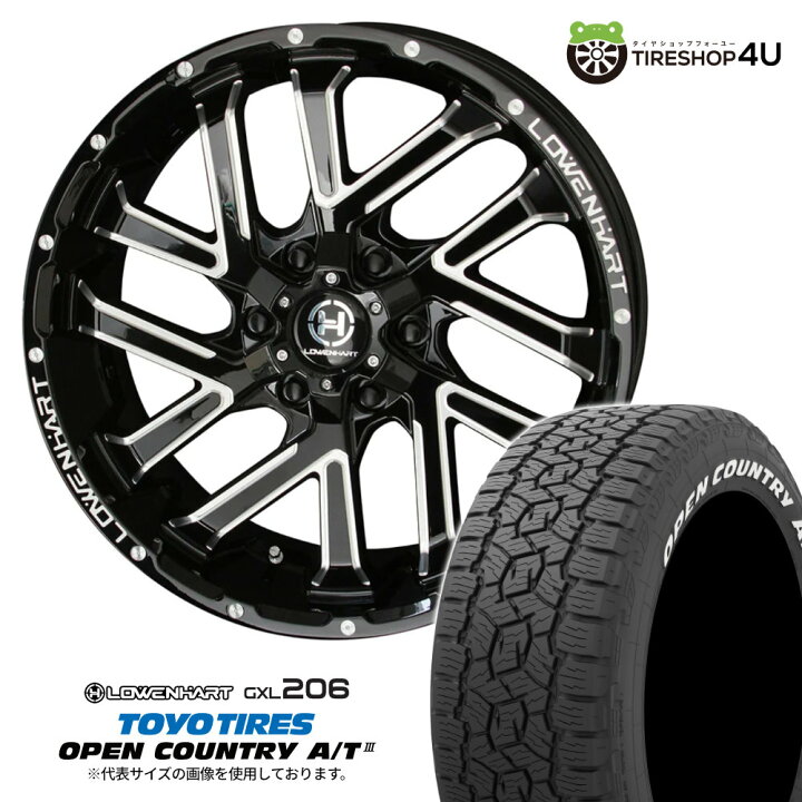楽天市場】【取付対象】Lowenhart GXL206 20×8.5J 6/139.7 +20 GBM 