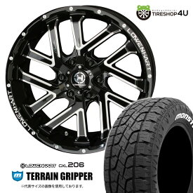 取付対象 LOWENHART GXL206 20x8.5J 6/139.7 +20 +10 INSET選択 GBM MONSTA TERRAIN GRIPPER 265/50R20 116H XL ホワイトレター 150系 プラド ハイラックス トライトン タイヤホイール 4本セット 20インチ 共豊 レーベンハート モンスタ テレーングリッパー A/T