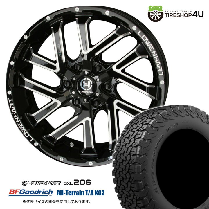 楽天市場】【取付対象】 LOWENHART GXL206 20x8.5J 6/139.7 +20 +10 