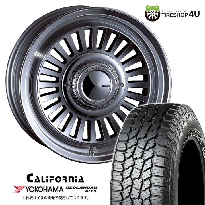 楽天市場】【取付対象】 CRIMSON DEAN CALIFORNIA 16×7.0J 6/139.7 +25 