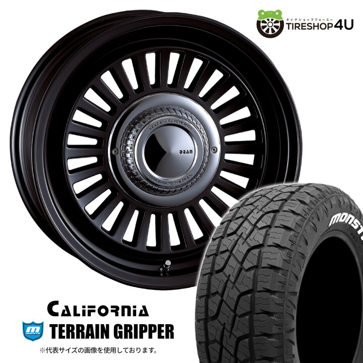 楽天市場】【取付対象】 CRIMSON DEAN CALIFORNIA 16×6.5J 6/139.7 +38 