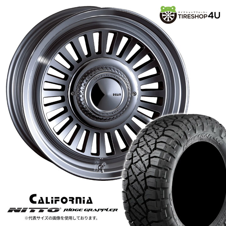 楽天市場】【取付対象】 CRIMSON DEAN CALIFORNIA 17×7.5J 6/139.7 +20 