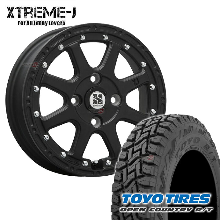 楽天市場】【取付対象】 XTREME-J 12x4.00B 4/100 +42 フラット 