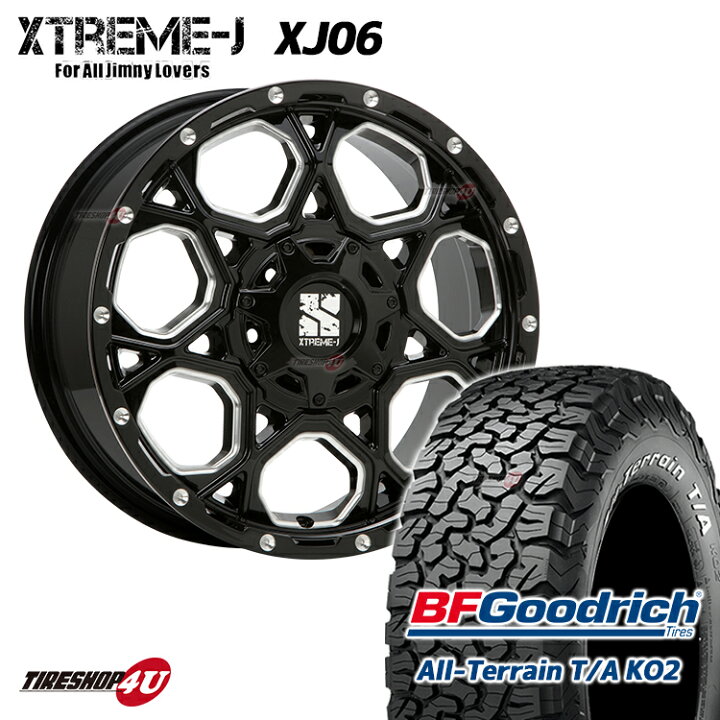 楽天市場】XTREME-J XJ06 17x7.5J 5/114.3 +35 グロスブラックミルド 