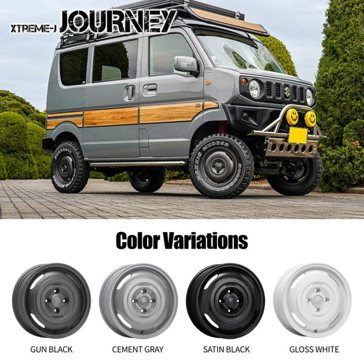 楽天市場】【取付対象】MLJ XTREME-J JOURNEY 14×4.5J 4/100 +43 ガン 