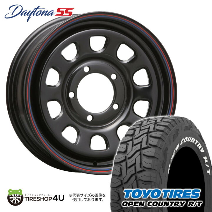 楽天市場】【取付対象】 MLJ DAYTONA SS 16×5.5J 5/139.7 +20 BK 