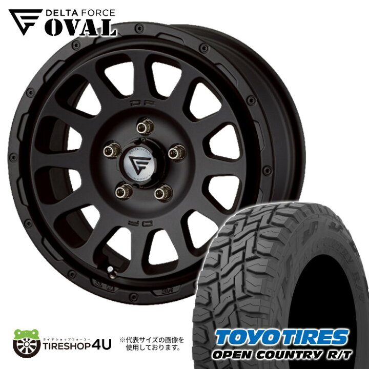 楽天市場】17インチ 8.0J DELTA FORCE OVAL 17x8J 5/114.3 +35 マット 