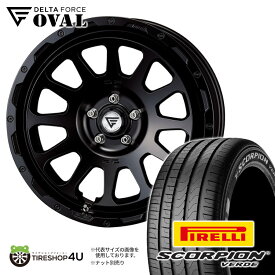 DELTA FORCE OVAL FF 20×9.0J 5/130 +25 サテンブラック PIRELLI SCORPION VERDE 275/50R20 109W MO サマータイヤホイール 4本セット メルセデスベンツ Gクラス ゲレンデ G-CLASS W463A 純正ボルト対応新品 20インチ 20x9J デルタフォース オーバル ピレリ