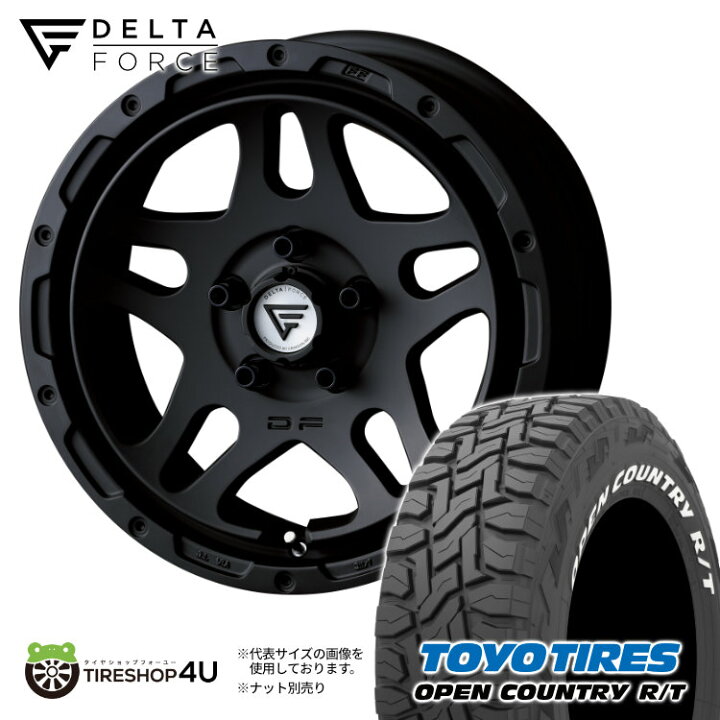 楽天市場】【取付対象】 DELTA FORCE OVERLANDER 16×7J 5/114.3 35 MB 