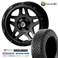 【取付対象】 DELTA FORCE OVERLANDER 16×7J 5/114.3 +35 マットスモークポリッシュ BFGoodrich All-Ter…
