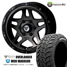 【取付対象】 DELTA FORCE OVERLANDER 16×7.0J 6/139.7 +38 マットスモークポリッシュ MONSTA MUD WARRIOR 215/70R16 107/105Q 8PR LT WL サマータイヤホイール 4本セット 16インチ デルタフォース 7J モンスタ マッドウォーリア ホワイトレター 【 ハイエース 】