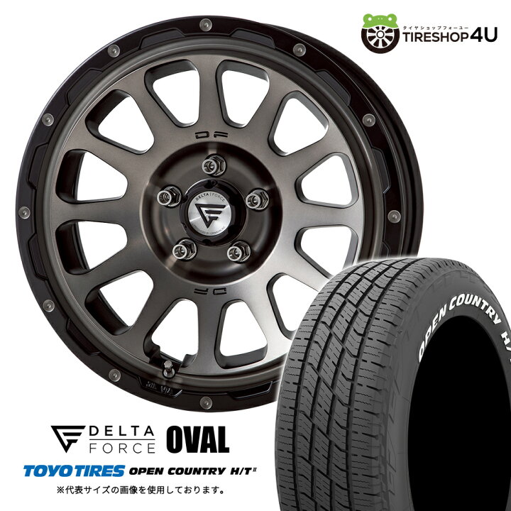 楽天市場】【取付対象】 DELTA FORCE OVAL 16x7J 5/114.3 +42 マット 
