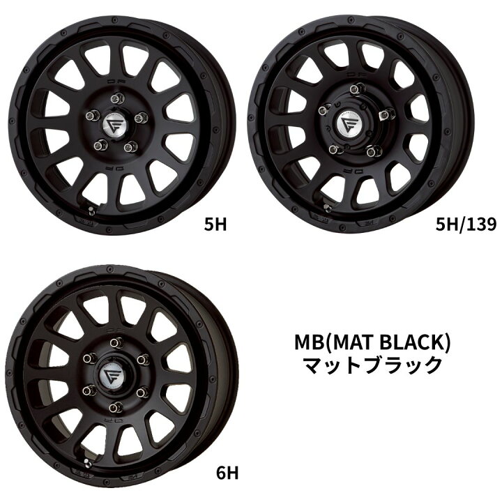 楽天市場】DELTA FORCE OVAL 17×7.0J 5/114.3 32 選べるホイールカラー 