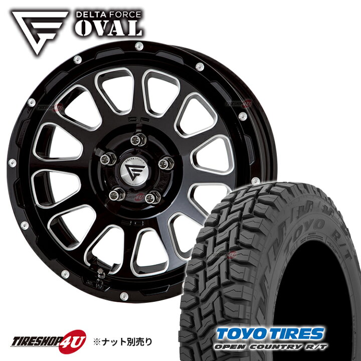 楽天市場】【複数購入P10倍】 DELTA FORCE OVAL 17x7J 5/114.3 +32 