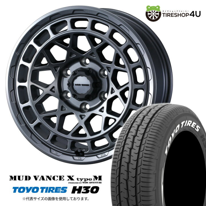 楽天市場】【複数購入P10倍】 WEDS MUD VANCE X typeM 16×6.5J 6/139.7 