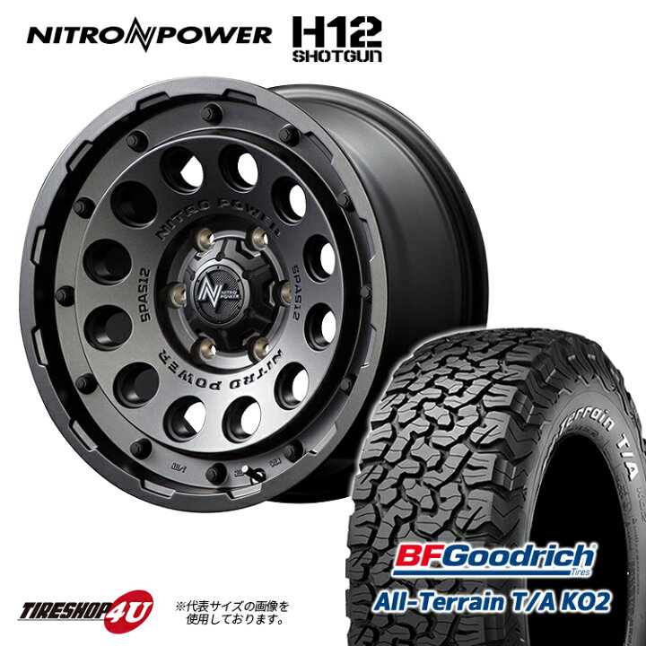 楽天市場】NITRO POWER H12 SHOTGUN 16X7.0J 5/114.3 +40 バレル  