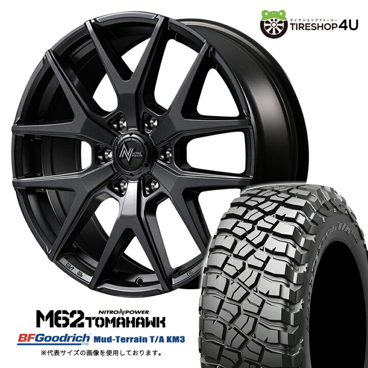 楽天市場】NITRO POWER M62 TOMAHAWK 18×8.0J 6/139.7 +20 バレル 
