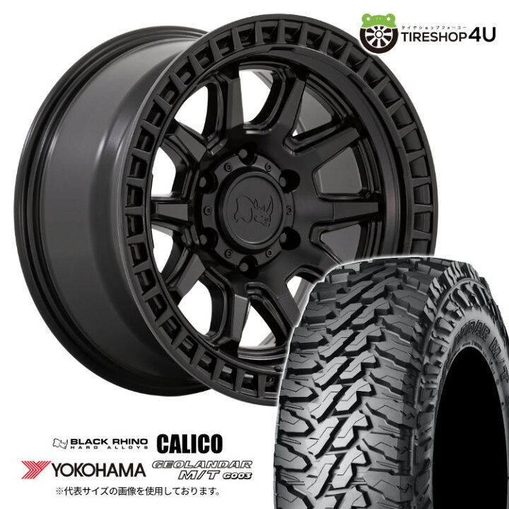 楽天市場】Black Rhino CALICO 17×8.5J 6/139.7 0 マットブラック 