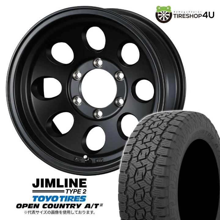 楽天市場】【取付対象】 JIMLINE TYPE2 16×8.0J 6/139.7 -28 マット 