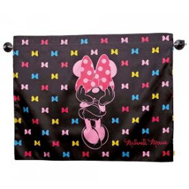 【ミニーマウス カーテン】 WN-37おてがるカーテン〈WN-37〉 ドライブ 旅行 行楽 遠出 快適 便利 カー用品 遮光 目隠し プライバシー 車中泊 吸盤式 2枚入り ミニーマウス ディズニー オフィシャル かわいい NAPOLEX ナポレックス ディズニーグッズ EXIZZLE-LINE