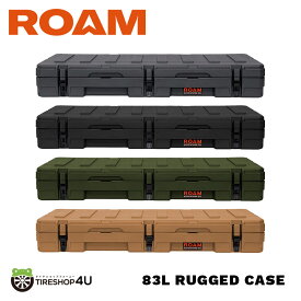 【正規品】 ROAM ADVENTURE CO. RUGGED CASE 83L ローム アドベンチャー ラギットケース 83リットル アウトドア 収納 頑丈 後部座席 荷台 ルーフラック キャンプ レジャー バーベキュー 防塵 防水 おしゃれ かっこいい アメリカ スキー スノーボード オフロード