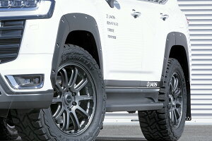 JAOS ジャオス フェンダーガーニッシュ type-X 塗装品 マットブラック B135051MB トヨタ ランドクルーザー FJA300W VJA300W ZX 2021/08~TOYOTA LANDCRUISER カスタム 改造 パーツ B135051MB