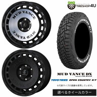 【取付対象】WEDS ADVENTURE MUD VANCE DX 14×4.5J 4/100 +45 選べるカラー TOYO OPEN COUNTRY R/T 165/…