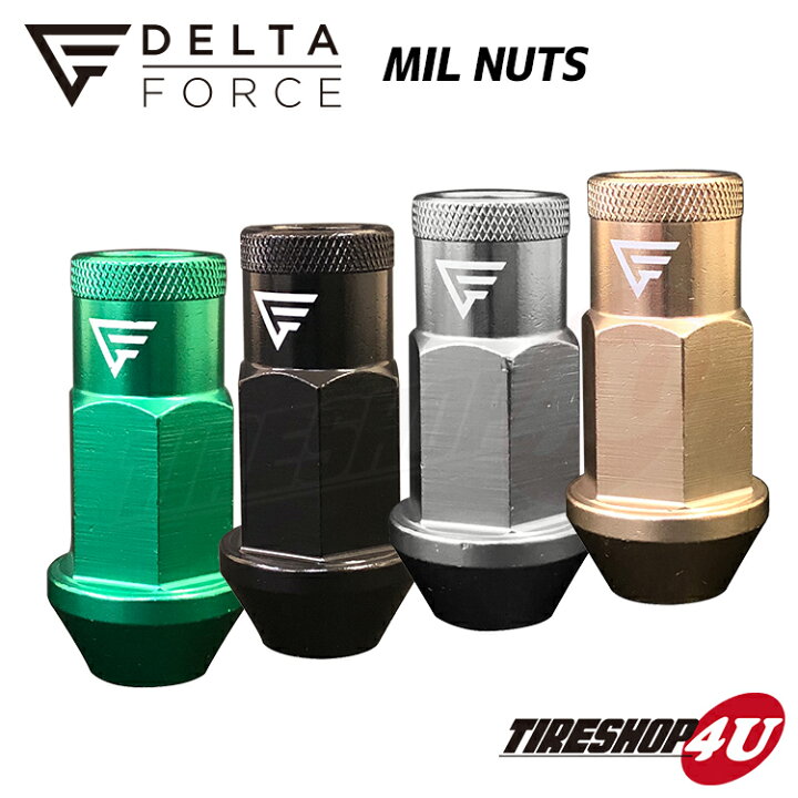 楽天市場】5穴用 20個セット DELTA FORCE MIL NUTS M12xP1.5 M12xP1.25  