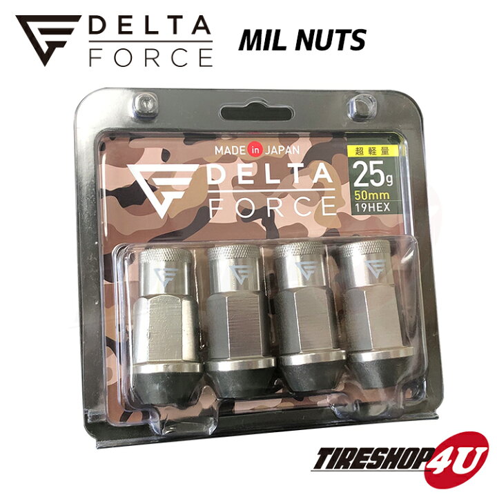 楽天市場】5穴用 20個セット DELTA FORCE MIL NUTS M12xP1.5 M12xP1.25  