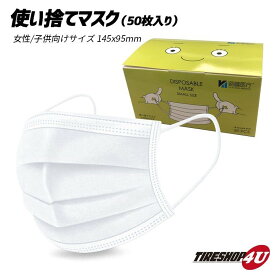 限定価格 (2000枚) 1カートン 不織布マスク 1箱 50枚入り 小さめタイプ 女性 子供向け 婦人サイズ 3層構造 使い捨て ウイルス対策 花粉対策 インフルエンザ 風邪 40箱 2000枚 ディスポーサブルマスク 商品代引不可　まとめ買い